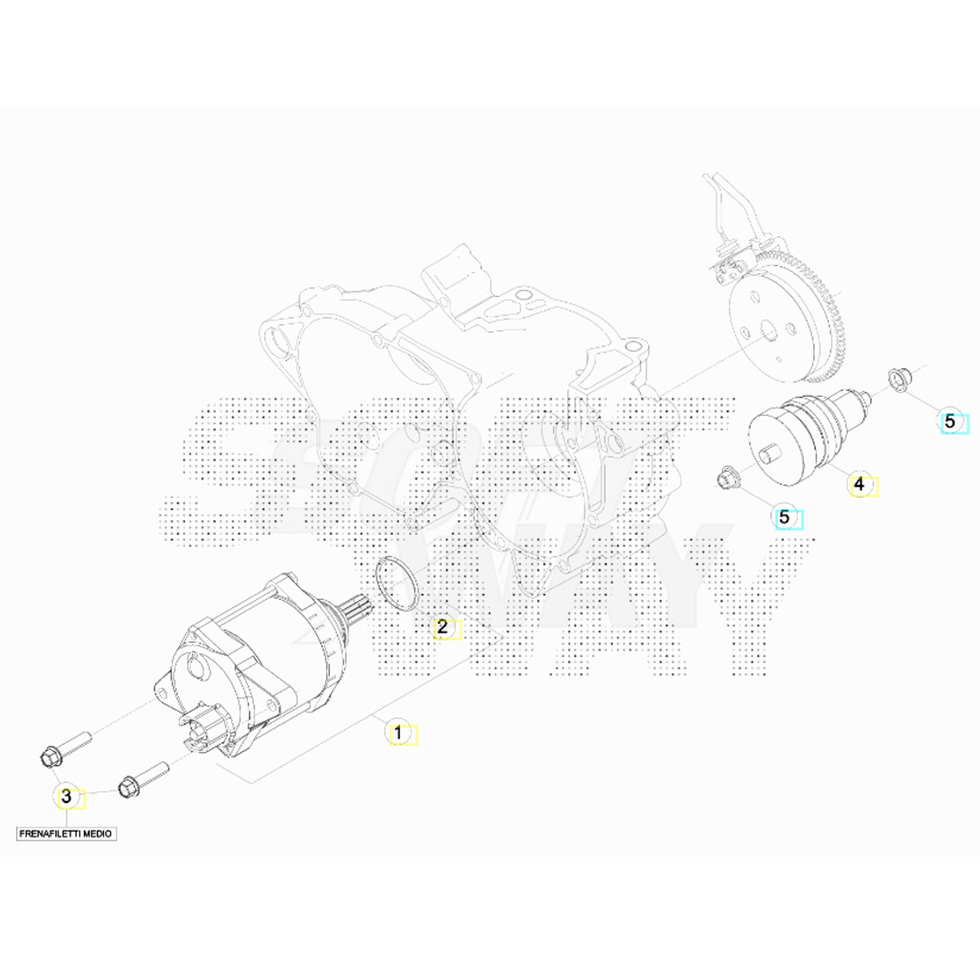 Beta RR300 2T Racing 16 Elektrostarter Ersatzteile